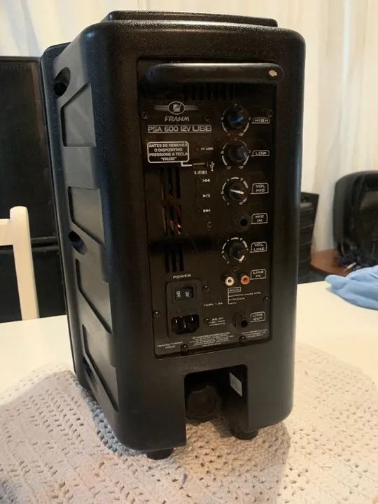 PAR Caixa Ativa/Amplificada Frahm PSA 600 12v USB com Bateria - Foto 6