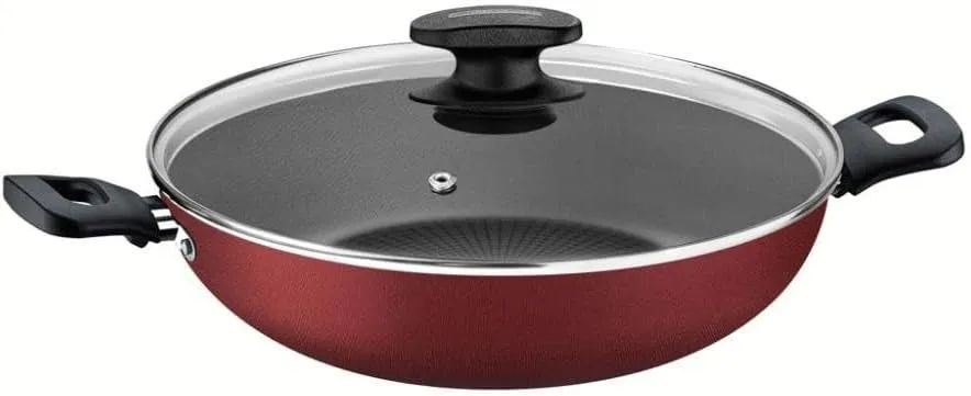 Panela Tramontina Wok aluminio 28cm Loreto vermelha 