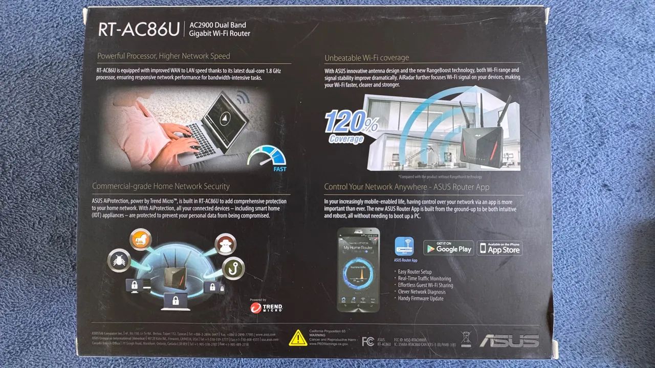 Roteador ASUS RT-AC86U Gigabit - Foto 2