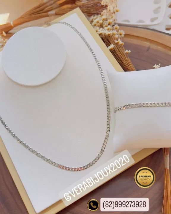  correntes masculinas banhadas a ouro 18k  - Foto 5