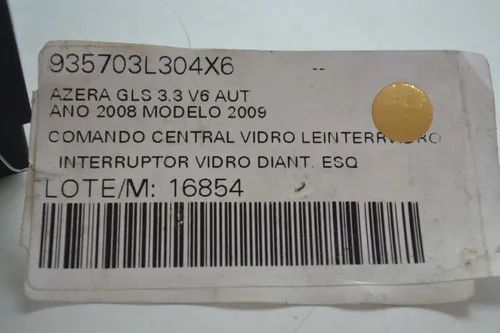 Comando Vidro Elétrico Hyundai Azera 2008 Original  - Foto 5
