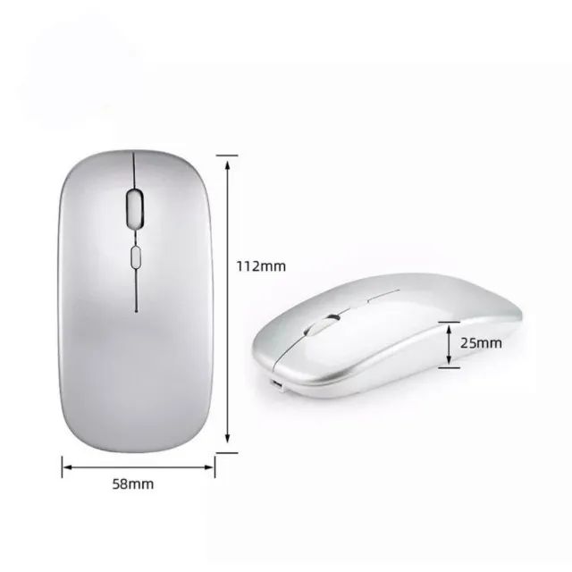 Mouse sem fio recarregavel RGB E-1300Pro - Foto 5
