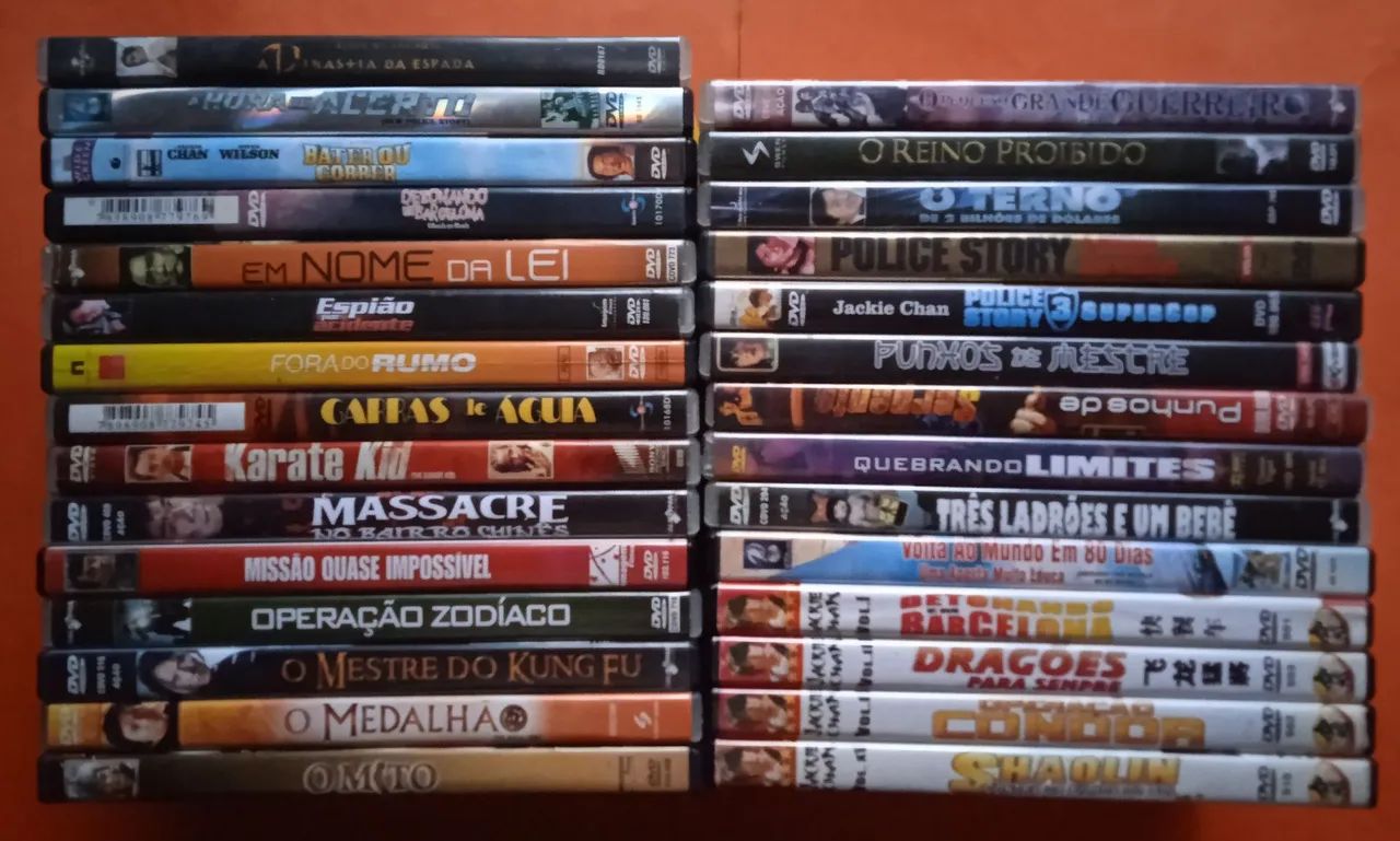 Dvd Jackie Chan - 27 Filmes (Leia Descrição)