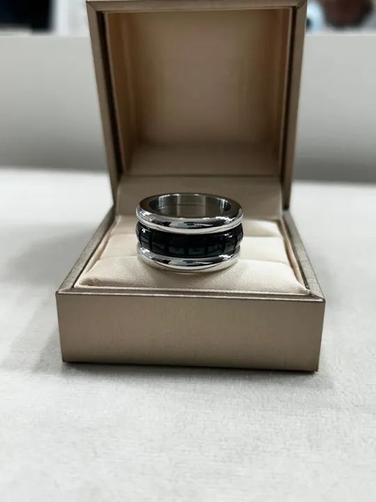 Anel aliança bvlgari modelo giratorio - Foto 3