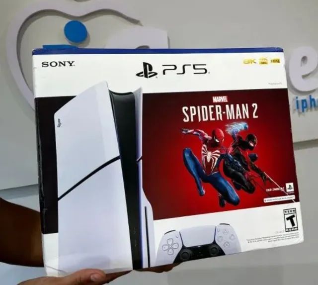 PS5 Slim edição Spider Man Novidade a pronta entrega 