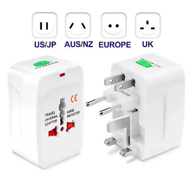 Adaptador Tomada Bivolt Universal UK Padrão Internacional Para Viagem - Foto 4