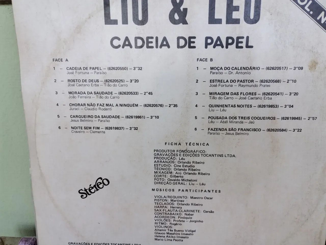 Disco vinil Liu e léu  - Foto 4