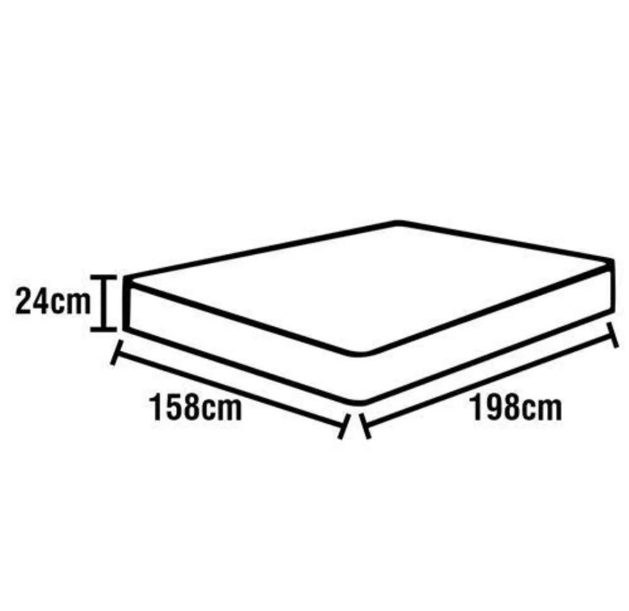 Cama Box Queen com Colchão Magnyfic 158cm Ortobom e cabeceira suspensa - Foto 3
