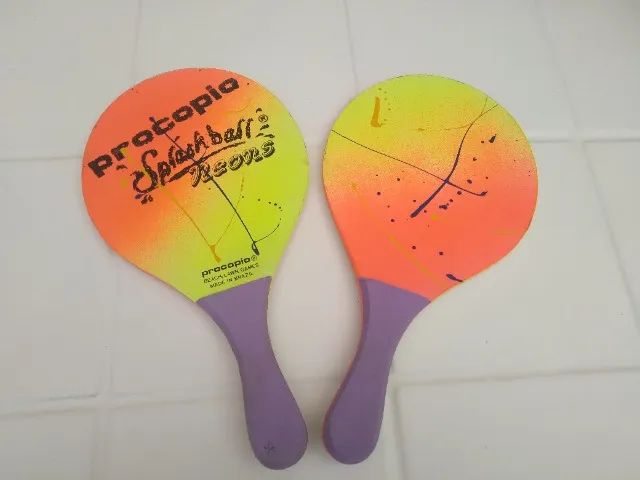Par De Raquetes De Tênis De Praia Procopio Neons  - Foto 3