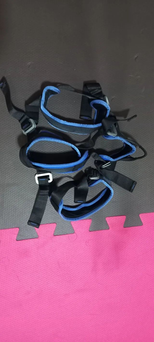 Cadeirinha tipo rapel neobungee neopilates pilates com 2 kits elastico - Foto 5
