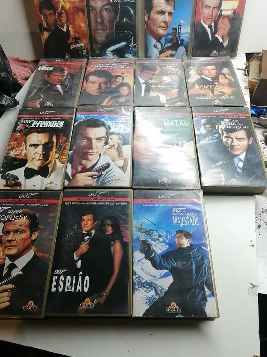 Lote 15 fitas vhs 007 James Bond! - Foto 5
