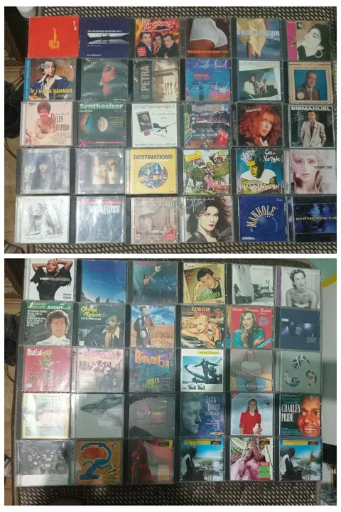 Lote com 60 CDs Importados