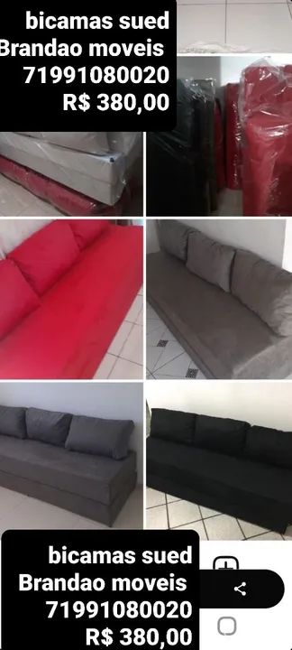 cama casal pop R$ 380,00 cama casal luxo R$ 550,00 top pillow - Foto 4