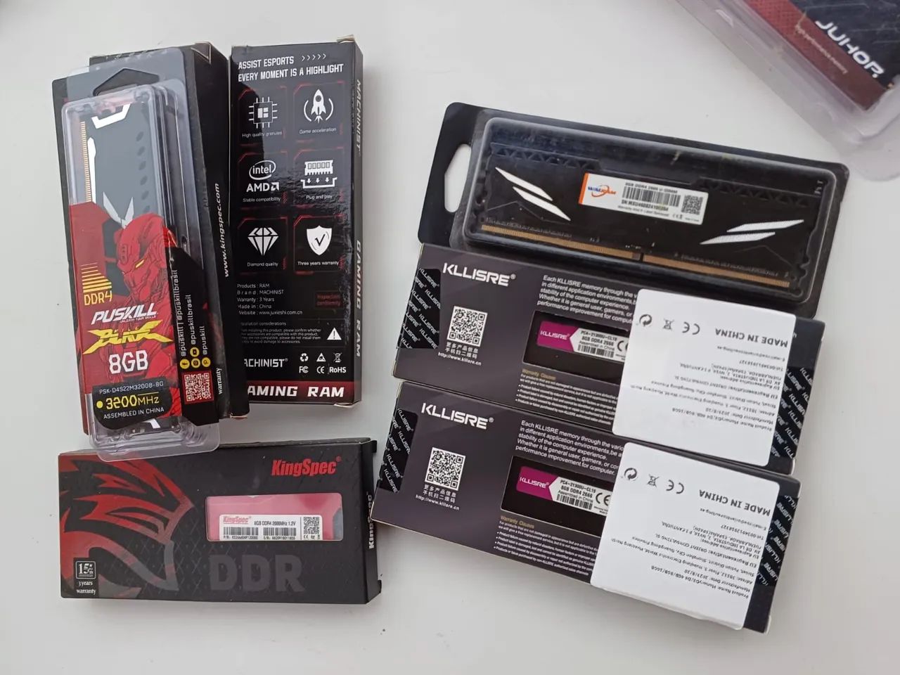 DDR4 RAM Memory 8 GB, 3200 MHz for Computer64739260863234124