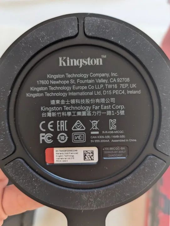 Microfone Quadcast HyperX USB usado 3 vezes - Foto 2