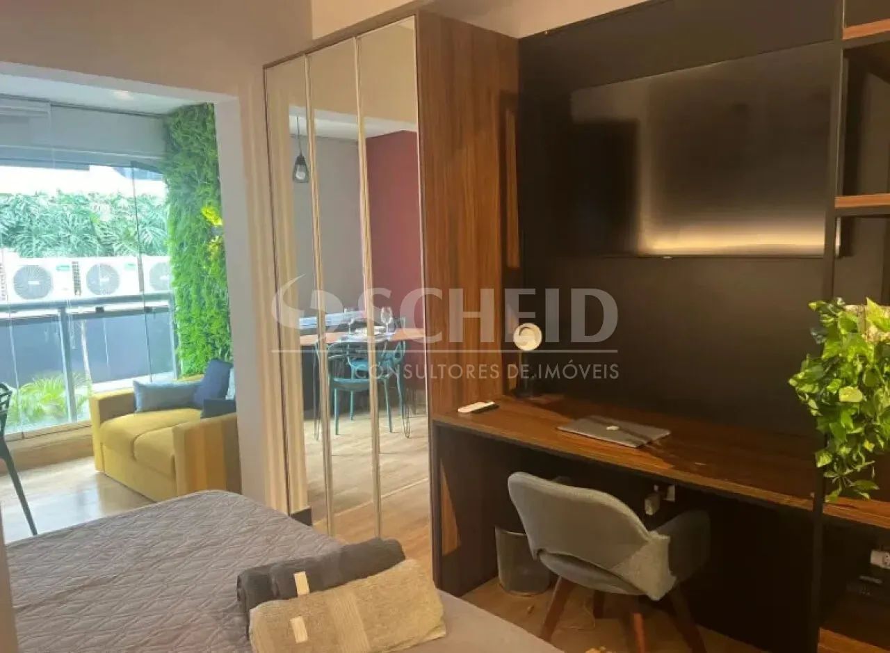 Apartamento 31m², 1 dormitório, aceita pets, Pinheiros