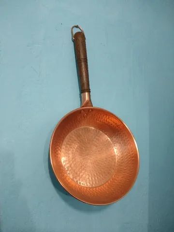 2 frigideiras antigas de cobre  - Foto 2