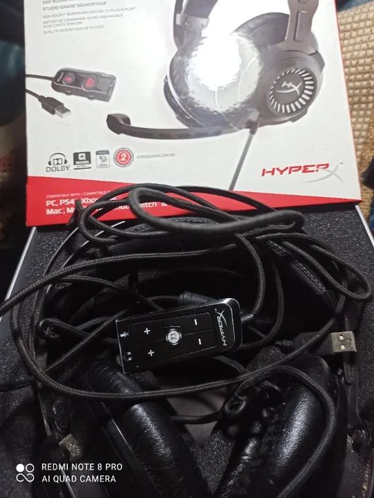 fone  de  ouvido  Hyperx cloud  s - Foto 4