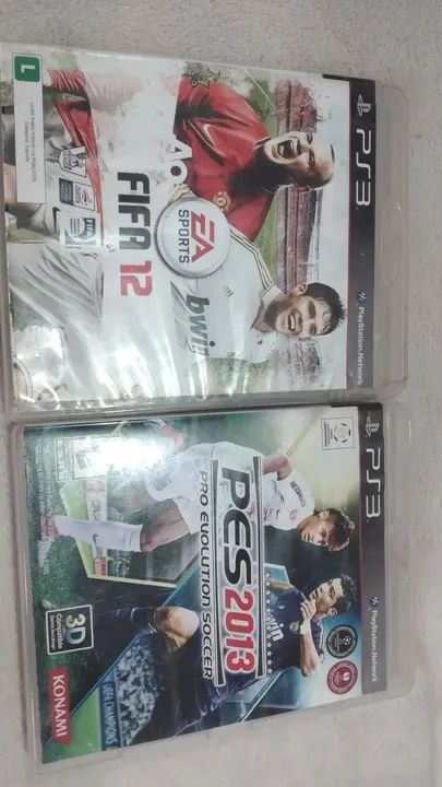 Jogos Fifa e PES Originais para PS3