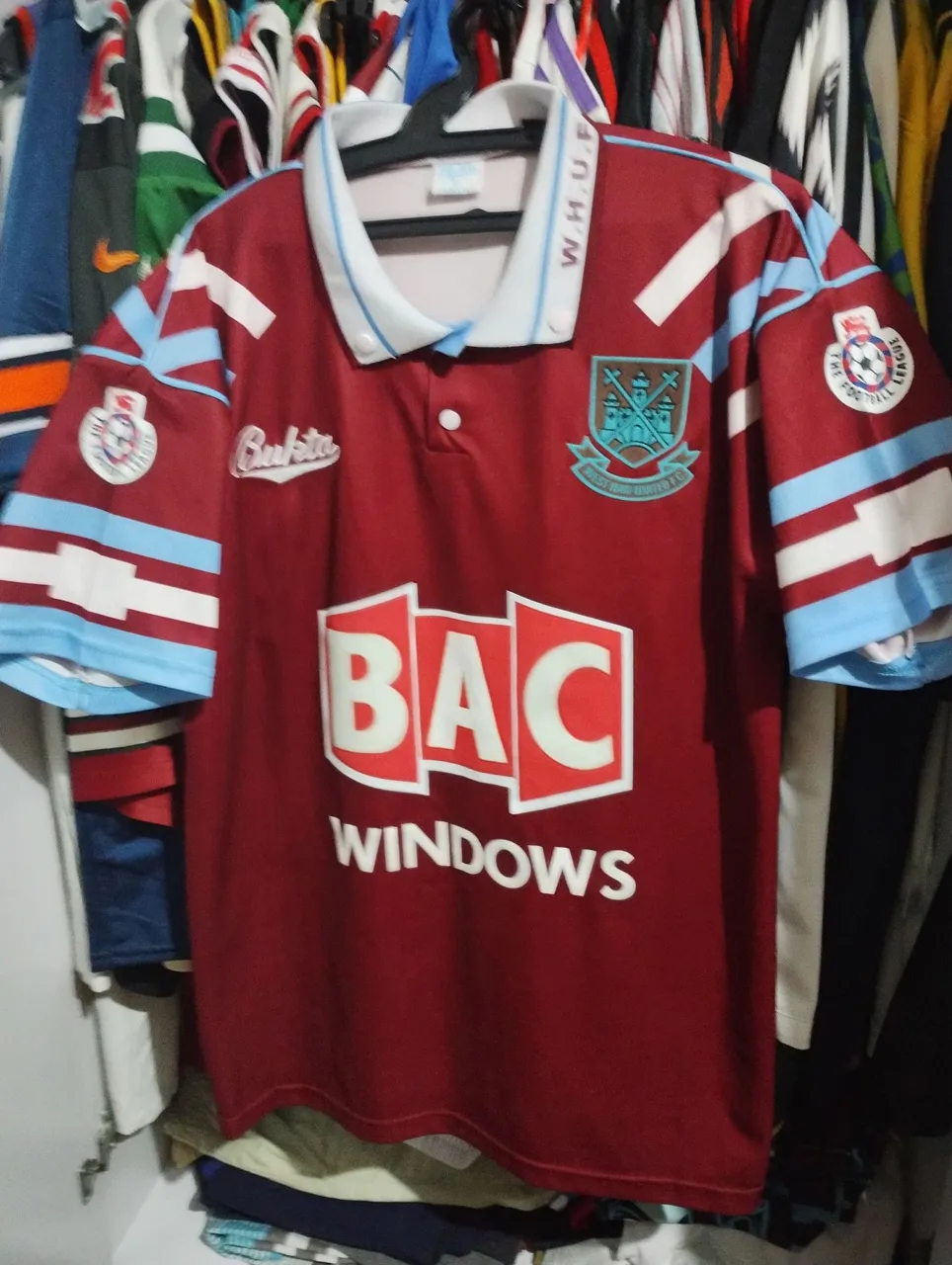 Camisa West Ham 1991/92 - Bukta