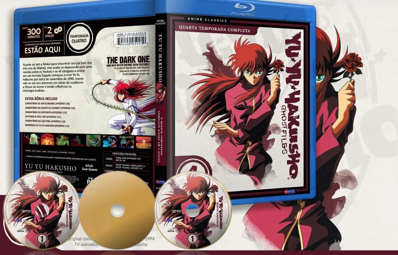 Yu Yu Hakusho - Terceira Temporada Completa - Blu-ray - Foto 5