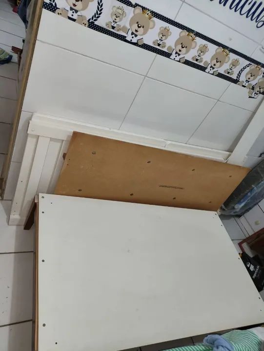 Berço Infantil Branco - usado   - Foto 3