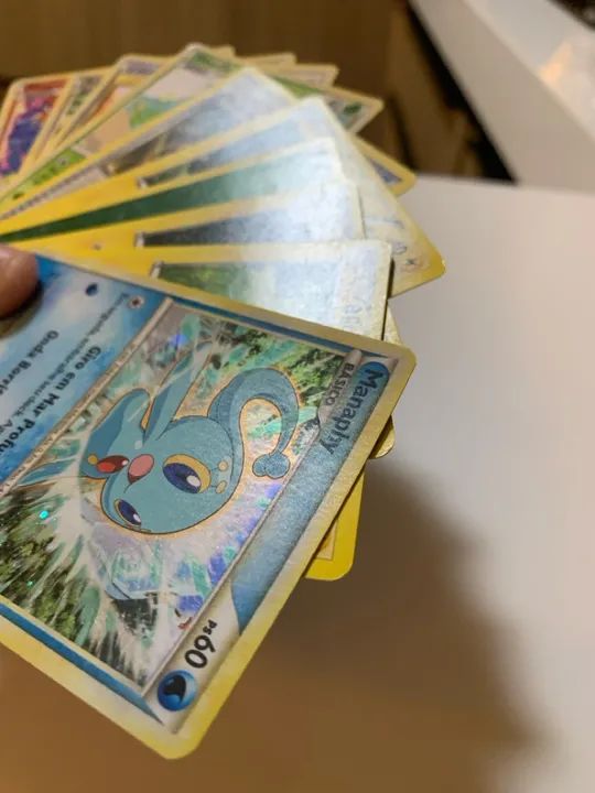 10 Cartas Originais Pokémon (Manaphy especial) - Foto 4
