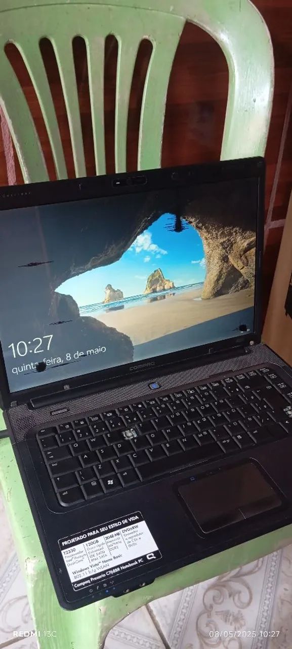 Notebook Compaq Presario C76832 - Ótimo estado!