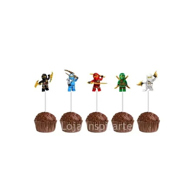 TOPPER DOCES NINJAGO