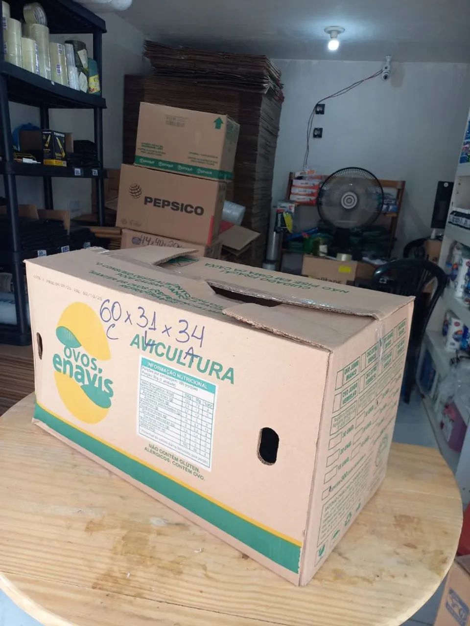 Caixa de Papelão para Mudança.