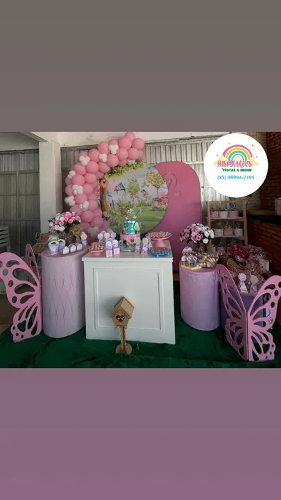 Decoração de Festa - Tema Jardim Encantado