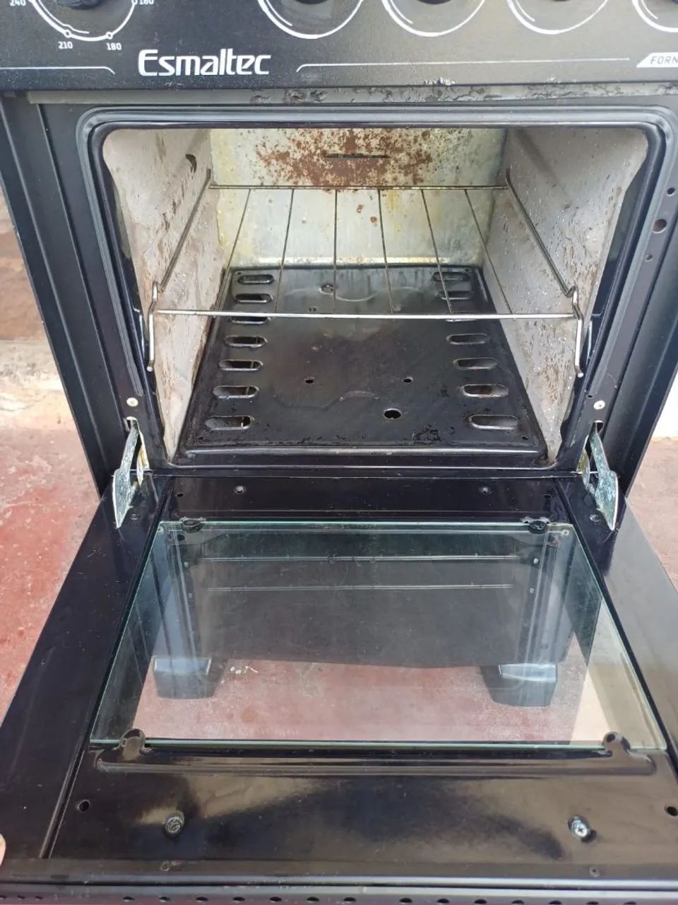 Fogao Esmaltec mesa de vidro,posso entregar  - Foto 5