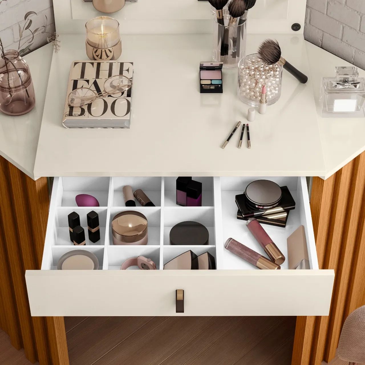 Camarim Canto Glitter Cinamono/Off White tt53 - Foto 3