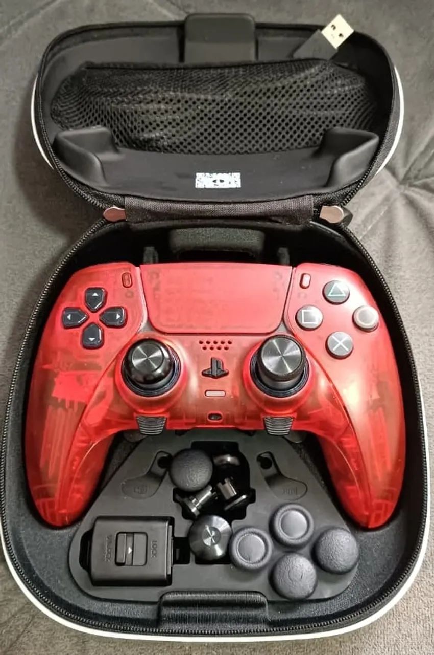 Extreme Rate Dual Sense Shell Dualsense Edge custom extremerate, analógicos TMR instalados completo ...