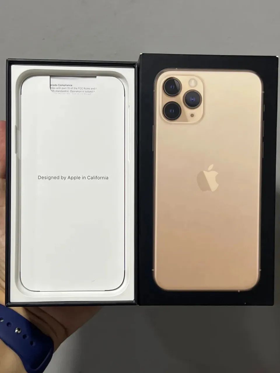 Caixa de iPhone 11 Pro 64GB Dourado - Acessórios de Celular