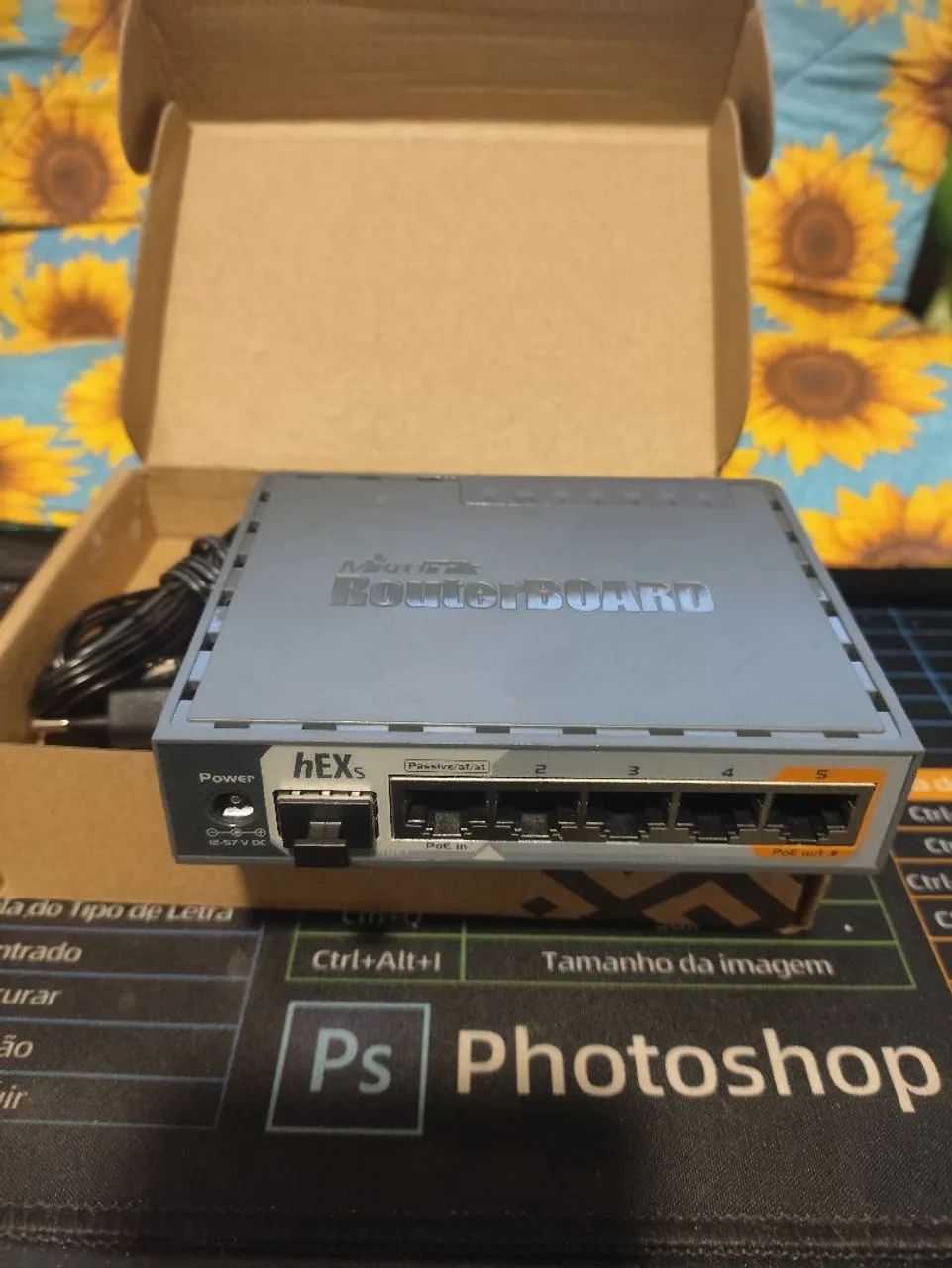 MIKROTIK RB760iGS EM PERFEITAS CONDIÇÕES  - Foto 5