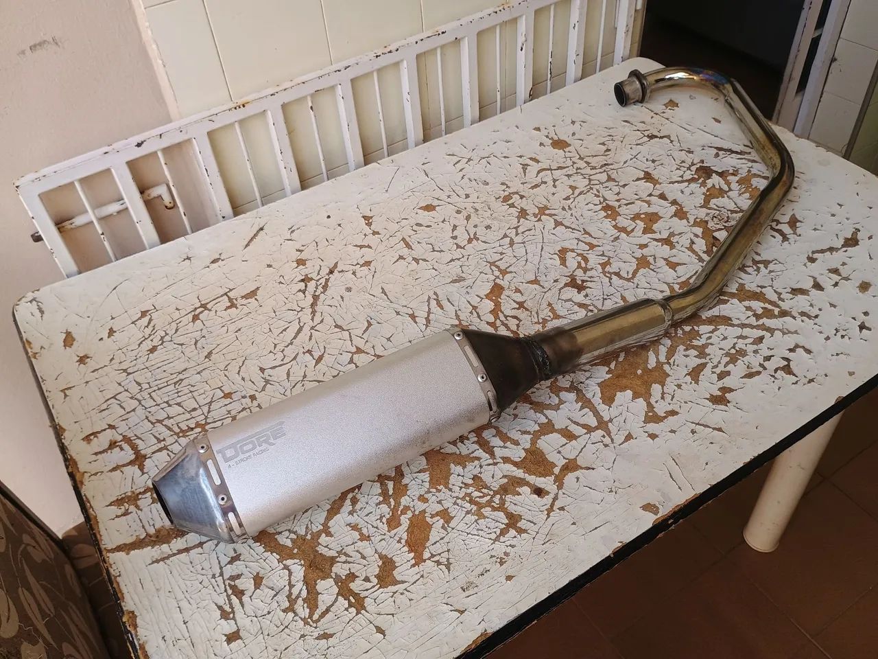 Escapamento dore CBX Strada 200  - Foto 3