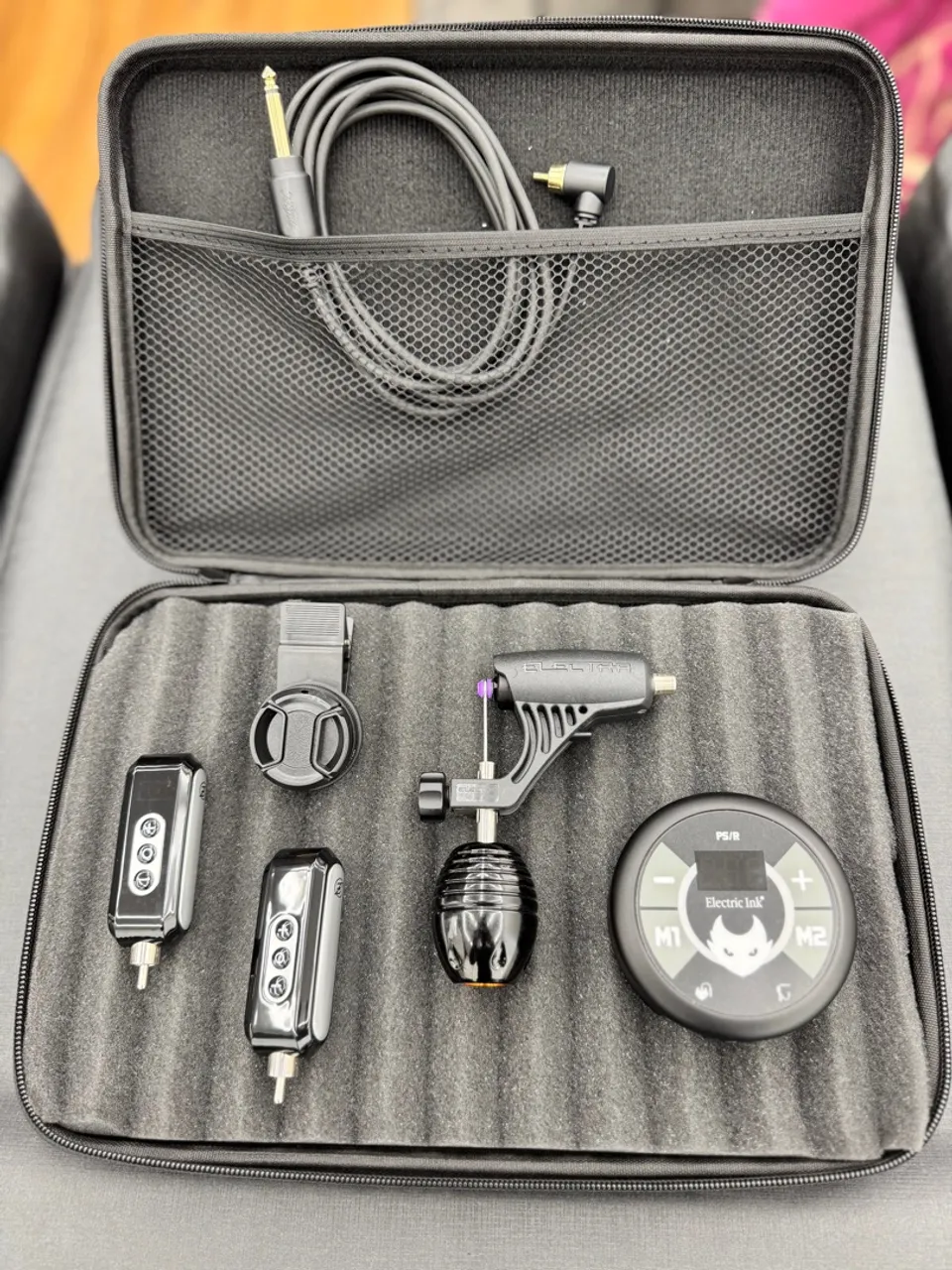 Kit Profissional de Tattoo - Novo - Electric Ink / Inkjecta / EZ Tattoo