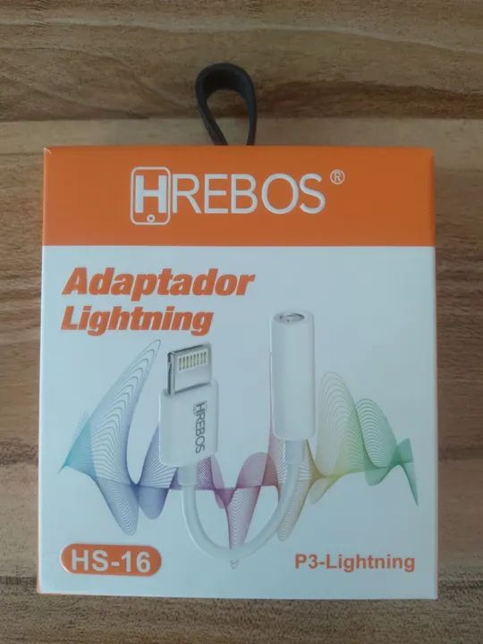 Adaptador Lightning para P3 - Novo