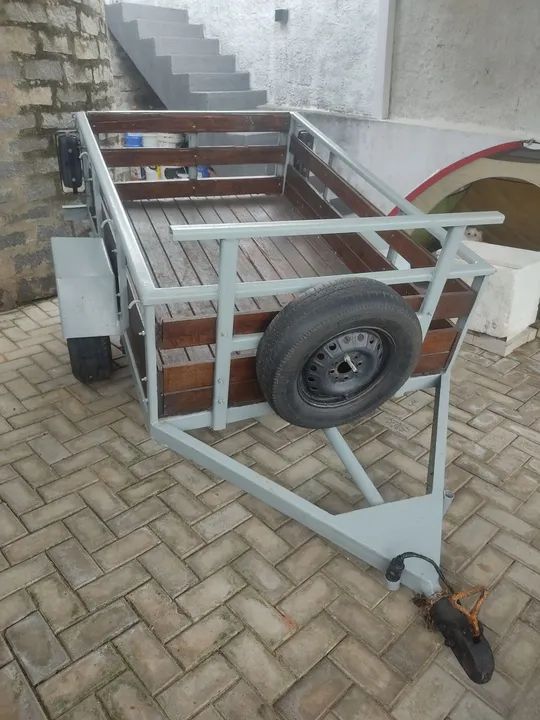 Carreta de madeira e ferro - Foto 2