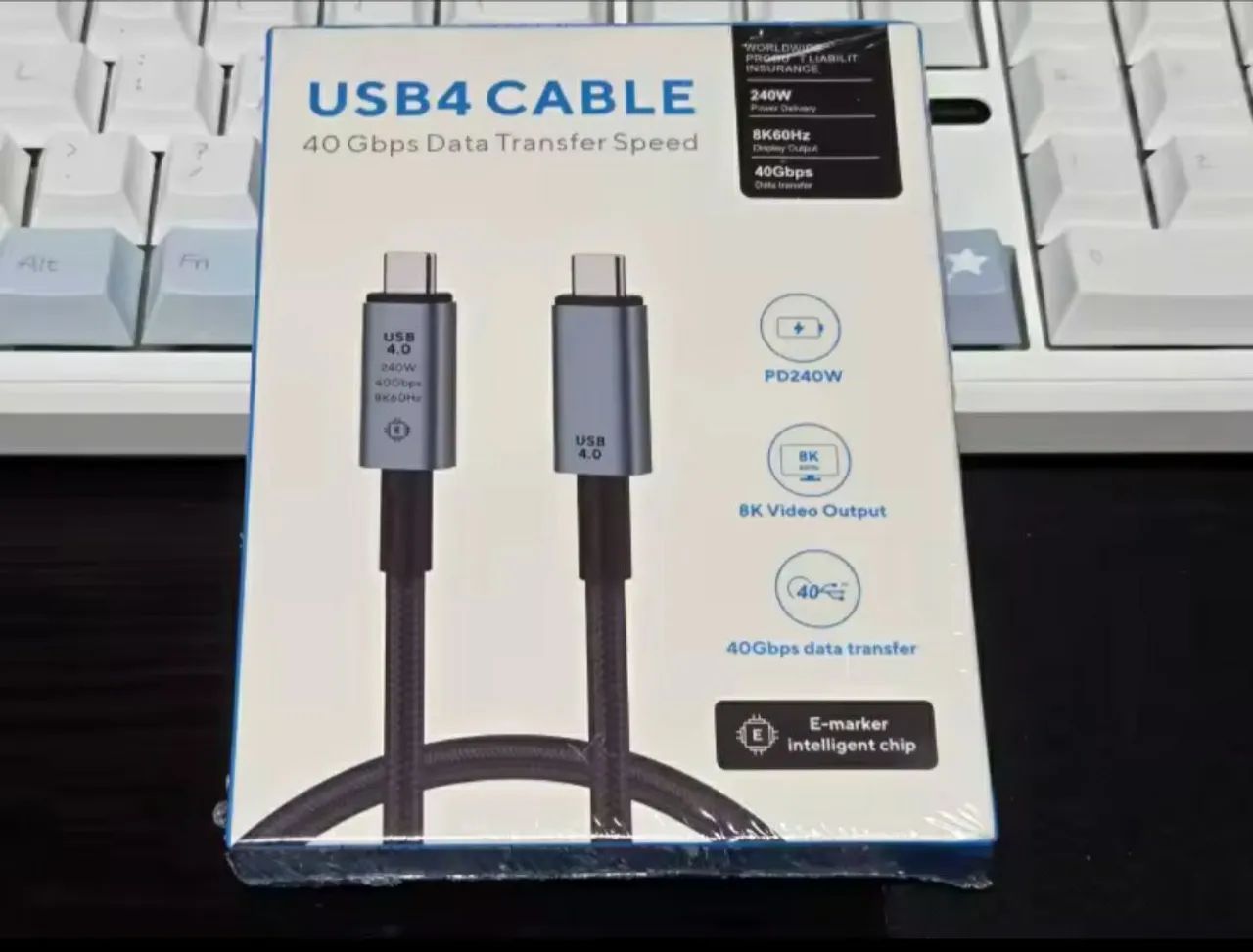 Cabo de Carregamento Rápido Thunderbolt 4 - Foto 3