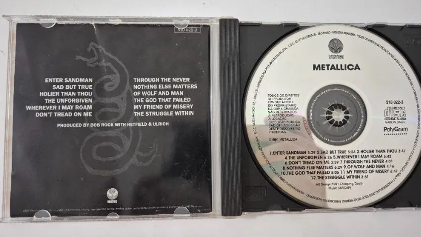 Cd Metallica - The Black Album - 1991 - Foto 2