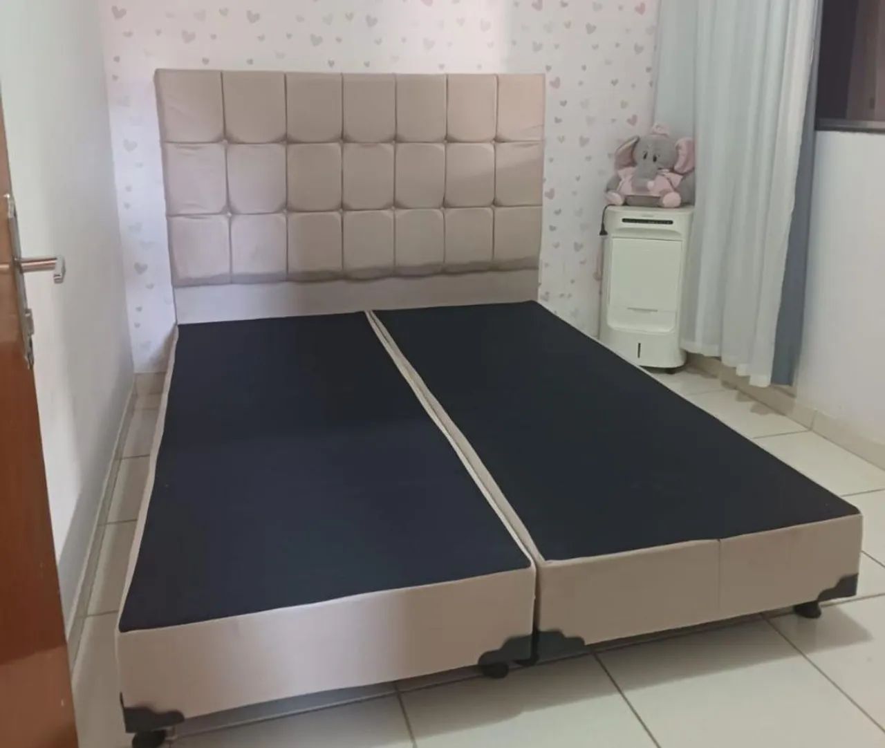 Base Queen  com cabeceira 