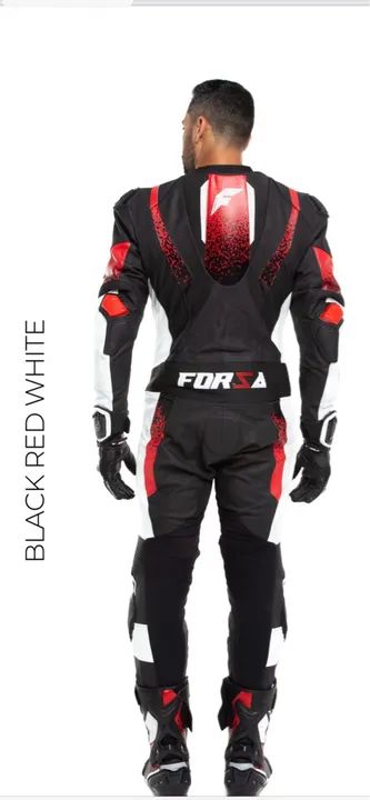 MACACÃO DE COURO FORZA PARA MOTOCICLISTAS - Foto 5