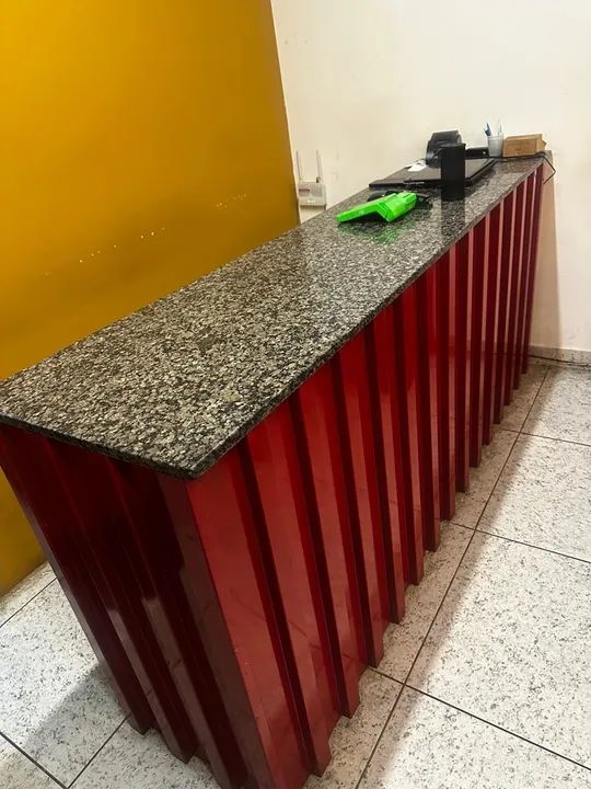 Balcão para Comércio em aço e granito - Foto 2