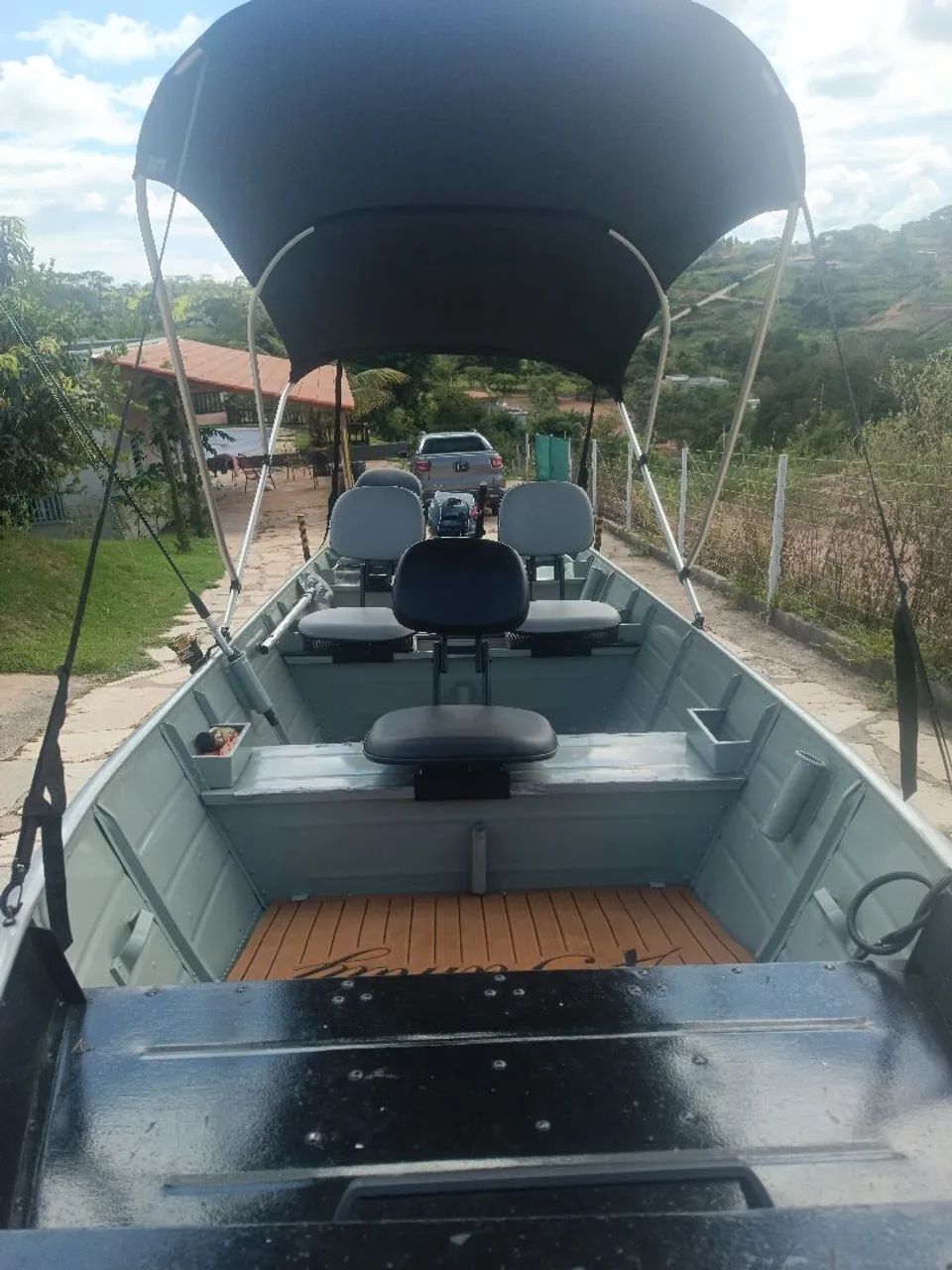 Vendo Conjunto Barco + Motor 15hp + Carretinha  - Foto 5