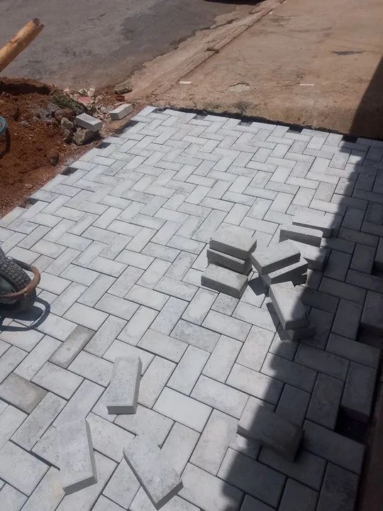 Blocos de Concreto para Pavimentação de jardim  - Foto 5