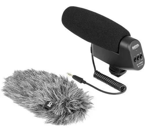 Microfone Shotgun Boya BY-VM600 Direcional P/DSLR  - Foto 6