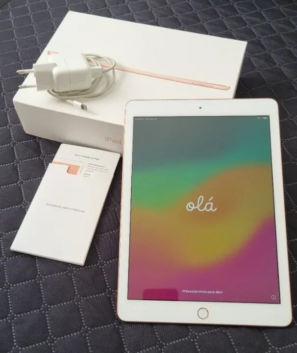 ipad 128gb, 6º geração, gold (modeloa1893)