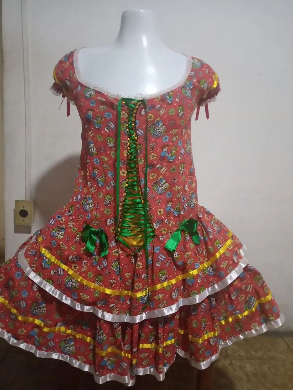 Vestido de Festa Junina - Adulto